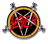 Slayer RIB Pentagram Cloisonne Pin