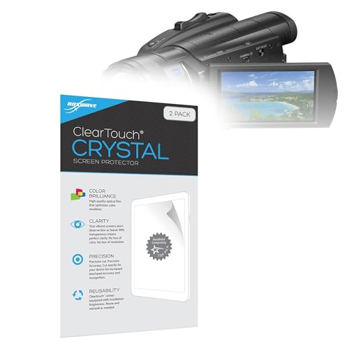 Protector de pantalla para Sony FDR-AX700 transparente en pack de 2