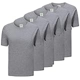 tee shirt gris zara Lot de 5 t-shirts à manches courtes 100 % coton - 5-TS135