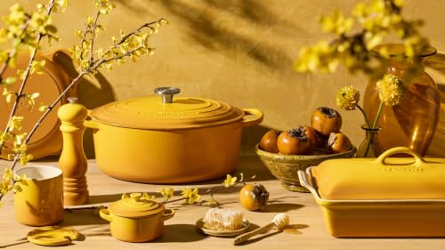Image of Le Creuset Stoneware Mini Round Cocotte, 8oz., Nectar