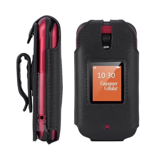 Beltron BLT-FLC-IRIS Leather Case For Consumer Cellular Iris Flip Phone thumb #2