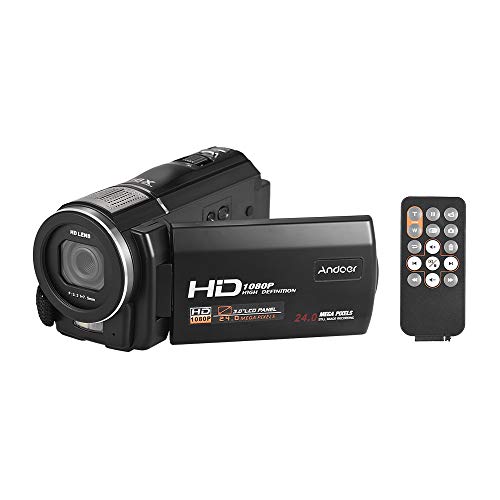Andoer HDV-F5 1080P Full HD Digital Video Camera DV Recorder Camcorder 24MP 16X