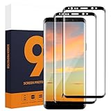 Carantee 2 Stück für Panzerglas für Samsung Galaxy S9 Plus Schutzfolie, 3D 0.33mm 9H Härte Kristallklar Samsung S9 Plus Displayschutzfolie, Unzerbrechlich Hohe Klarheit S9 Plus Folie