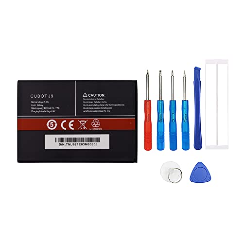 Swark Cubot J9 Batterie de rechange compatible avec Cubot J9/Cubot P40 avec outils