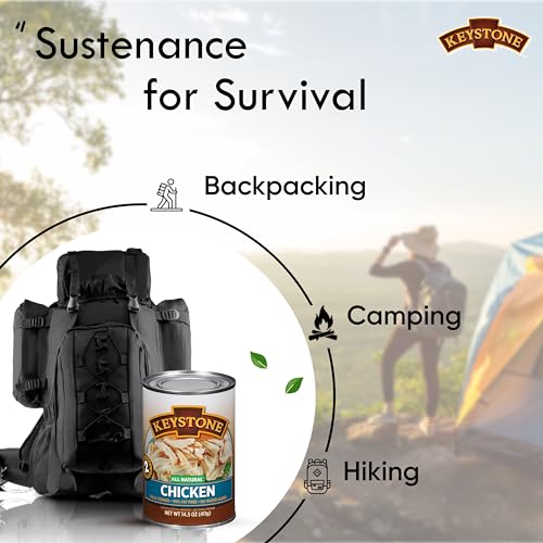 Keystone Meats All Natural Canned Chicken, 14.5 Ounce