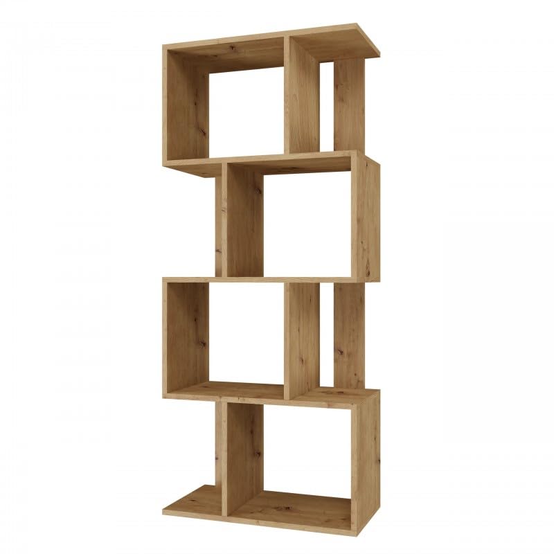 CDF Regal Bücherregal 4 Ebenen modern offen modular kombinierbar 30cm Tiefe
