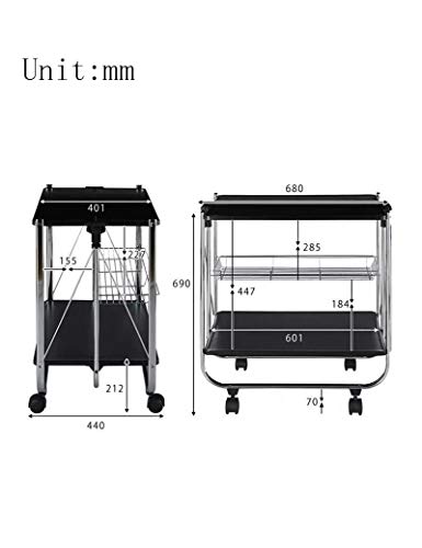 Table de chevet et table d'ordinateur MU en bois avec plateau rabattable compact - 4
