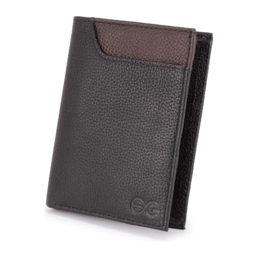 Carteira Masculina Slim Porta Cartão Couro Legítimo Floater(Preto)