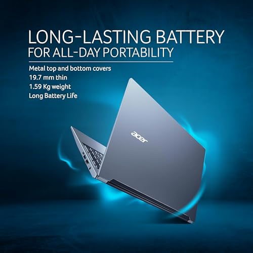 Image of Acer Aspire Lite (2026) AMD Ryzen 3 Quad Core 5300U - (8 GB /512 GB SSD /AMD Radeon Graphics /Windows 11 Home) AL15-41 Thin and Light Laptop (15.6 Inch FHD IPS, Steel Grey, 1.5 Kg /MS Office 2024