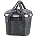 KLICKfix Bikebasket, Graphite, Schwarz
