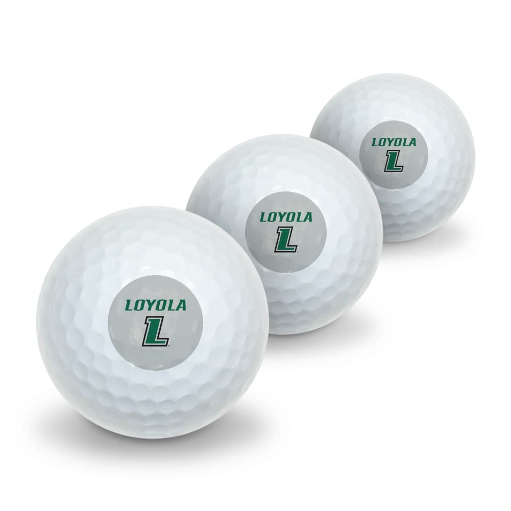 Loyola University Maryland Secondary Logo Novelty Golf Balls 3 Pack