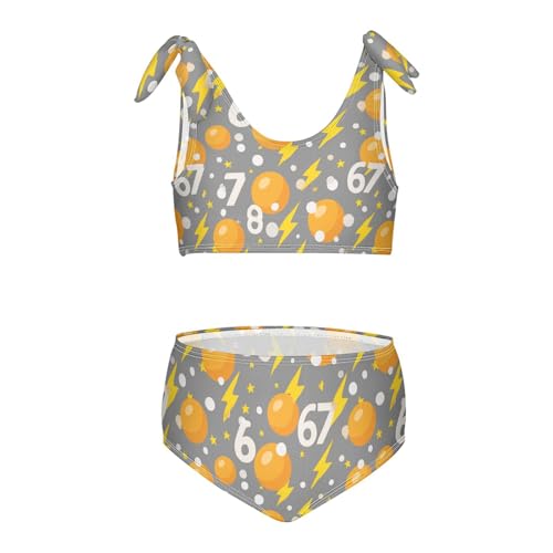 Image of Boccsty Cute Crab Red Blue Girls Swimsuits Kids Bikini Sets 2 Pcs Bathing Suit for 3T