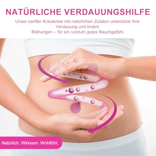 Detox Tee zum Abnehmen – 28 Tage Kräutertee-Kur für sanfte Entgiftung & Gewichtsreduktion – Natürliche Detox Tea Mischung, Unterstützt Verdauung & Stoffwechsel, Vegan & ohne Zusatzstoffe