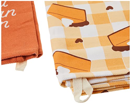 Pearhead-Pumpkin-Pie-Dish-Towels-Set-of-2-Thanksgiving-Tea-Towels-Halloween-Decor-Kitchen-Decor-Hostess-Gifts-Fall-Home-Decor Pearhead Pumpkin Pie Dish Towels Set of 2 Thanksgiving Tea Towels Halloween Decor Kitchen Decor Hostess Gifts Fall Home Decor
