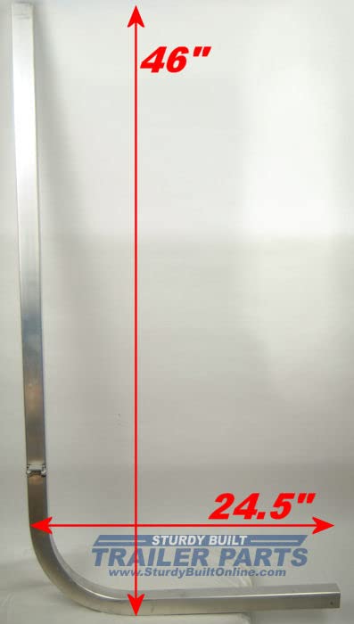 Sturdy Built Boat Trailer Square I Beam Aluminum Guide On Pole Kit