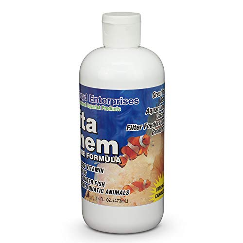 Image of Boyd Enterprises Vita Chem Marine Vitamin Supplement for Aquarium, 16-Ounce, Black (VCM16)