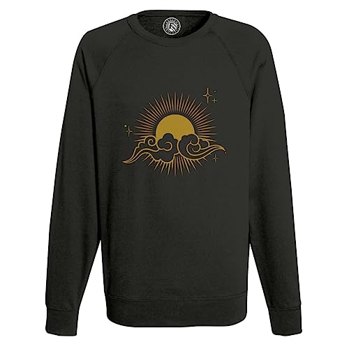 Sweat shirt homme héliophile imprimé soleil en coton doux pour l'été
