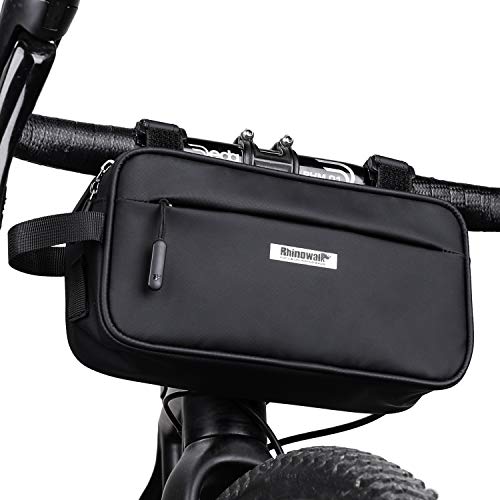 Rhinowalk Multifunktional Fahrrad Lenkertasche Wasserdicht Rahmentasche Oberrohrtasche Fahrradtasche Umhängetasche Handtasche Bauchtasche Cover