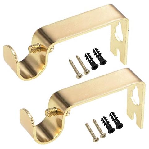 Uxcell Iron Curtain Rod Bracket Support Cover