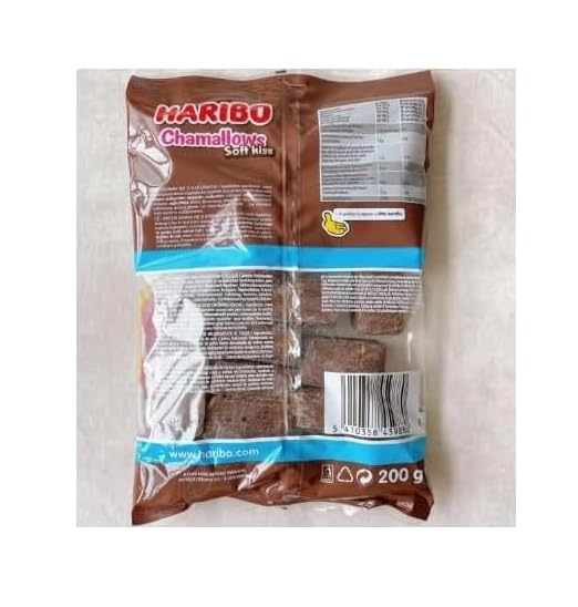ハリボー チョコマシュマロ チャマロウズ ソフトキス 200g 10個セット Amazon.co.jp: 【SNSで話題】ハリボー チョコマシュマロ ソフト