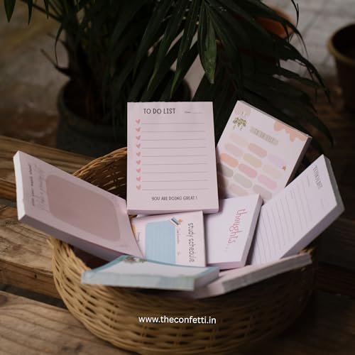 Image of A6 Notepads with 90 GSM Premium Paper | 96 Tearable Pages - Compact Daily Planner for Notes | To-Do Lists, Office, School & Personal Organization (Make A Grocery)