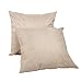 Linen Sublimation Blank Throw Pillow Covers Decorative Cushion Cases with Invisible Zipper DIY Printing Graphic 16x16 inch (4PCS)