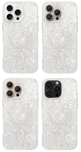 Coque iPhone 16 Pro magnétique perle blanche cadeau - 6