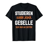 Geselle 2021 Gesellenprüfung Prüfung Elektriker Geschenk T-Shirt