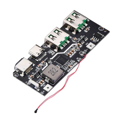 Image of UG LAND INDIA 22.5W 5-Port USB Power Bank Module Board, QC4.0 PD3.0+ Fast Charging Circuit, USB Type-C Input, Multi-Port Charging PCB for DIY Electronics & Battery Projects