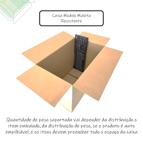 Pac 5 Caixas Resistentes de Papelão Medida 50x30x40 Para Mudanças (Sem Impressão)