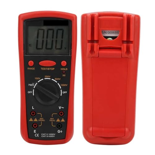 Compteur de résistance d'isolation avec écran LCD clair pour testeur - 3