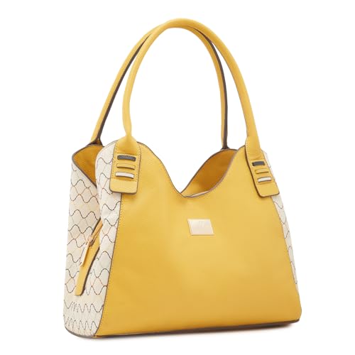Image of Caprese Shane Hobo Bag, Medium | Stylish Shoulder Bag for Women With Shoulder Strap, Back Zip & Secure Zip Closure | Ideal for Office, Daily Use & Travel