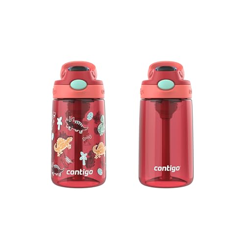Image of Contigo Kids Water Bottle with Redesigned AUTOSPOUT Straw, 14 oz