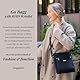 Baggallini Damen with Phone Wristlet Go Bagg mit RFID-Handy-Armband, Schwarze und Goldfarbene Hardware