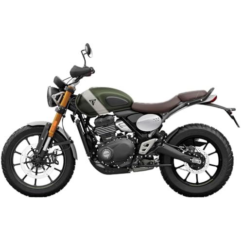 Image of TRIUMPH Scrambler 400 X (349 CC) Bike Matt Khaki Green Booking for Ex-Showroom Price