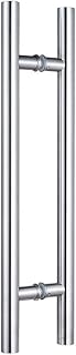 Push Pull Door Handle Solid Standoffs Heavy-Duty Commerial Grade-304 Stainless Steel Door Handle,Long Door Handle,Barn Door Pull Handle,Glass Door Handle (48inches(1.2mm Thick))
