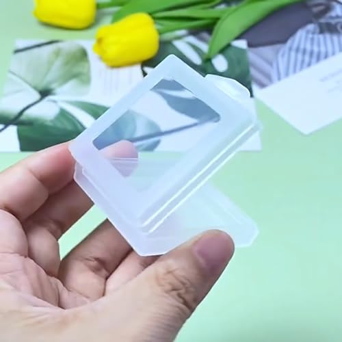 Image of 12Pcs Rectangular Bead Organizers with Lid, Modern Style, Small-Item Storage Boxes, 1.93 x 1.89 x 0.59 Inch