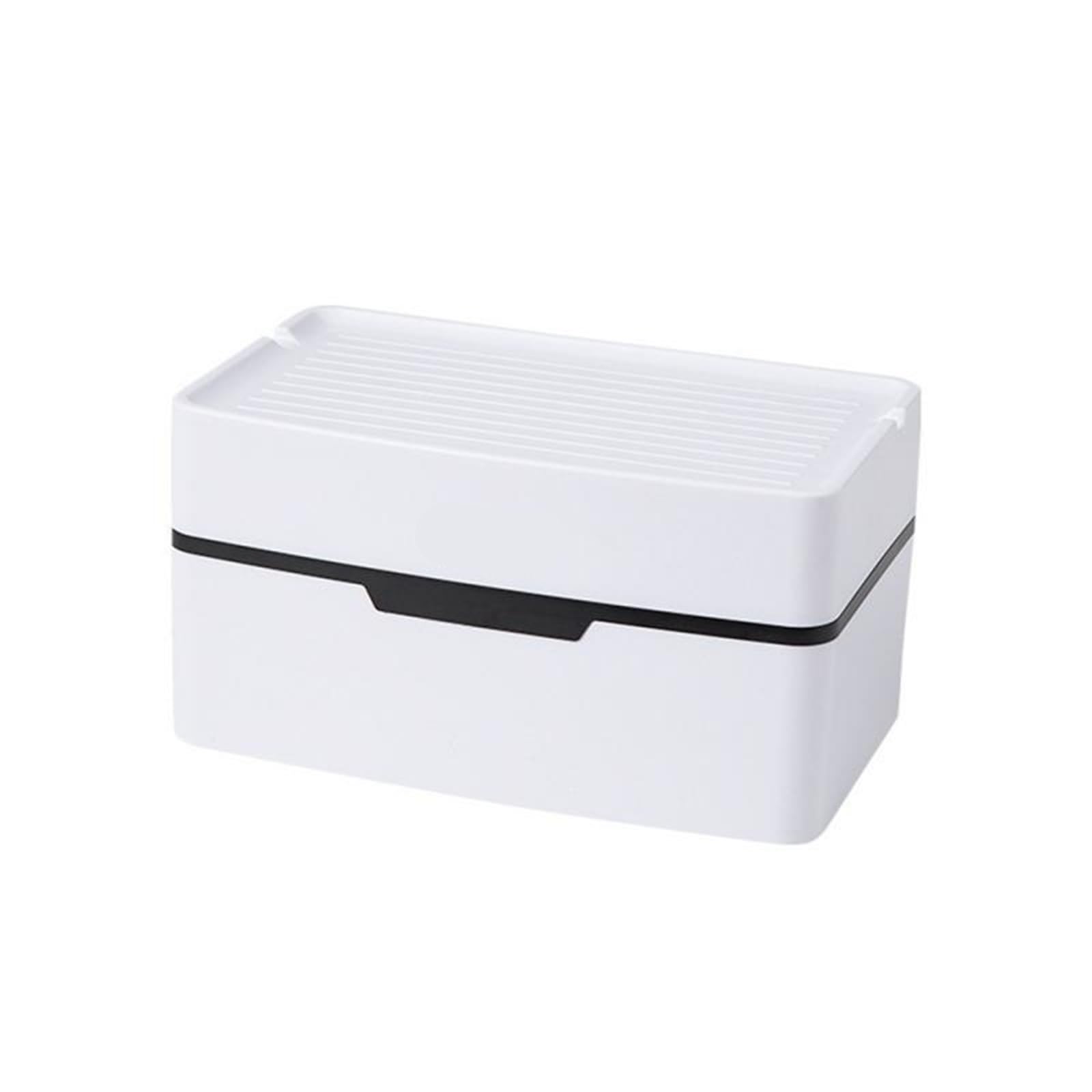 TXLEAPEY Bathroom Kitchen Tissue Box Toilet Paper Holder Creative Non-Punched Toilet Paper Holder Wall Mounted Paper Holder