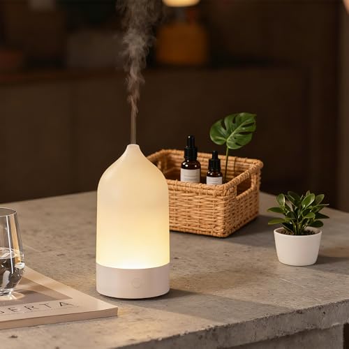 Difusor aromático eléctrico de 120 ml con luz LED miniatura 2