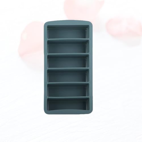 Molde de silicona azul para cubitos de hielo con tapa miniatura 5