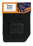 DBS   2 Tapis de Voiture Universel Moquette pour Automobile – Protection et Confort | Installation Facile