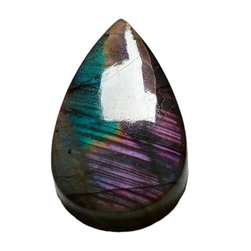 Cabochon en labradorite violette naturelle 47mm pour réparer et monter un bijou