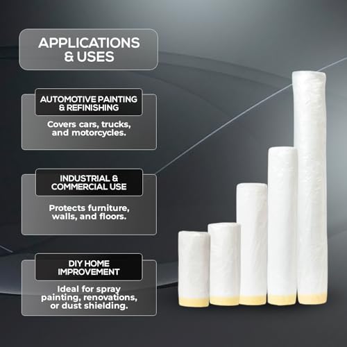 Image of KMK 9202 /180 K-PLAST - 180cm x 22.5m High-Performance Automotive Masking Film