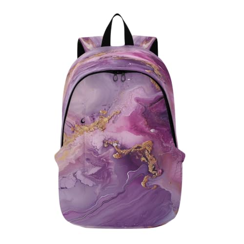 Sac de voyage violet motif marbre pour ordi portable et fac