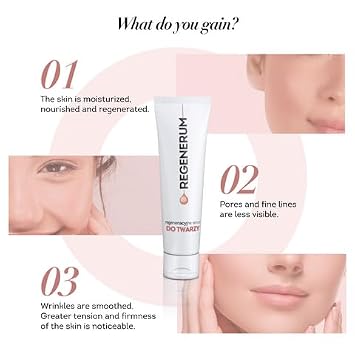 Regenerum - Face Regenerating Serum - SPF 15 for Dry Sensitive Skin - 50 ml | With SPF 15 & Moisturizing Ingredients, Helps Hydrate Dry Skin, Supports Skin Softness & Protects From Daily UV Exposure