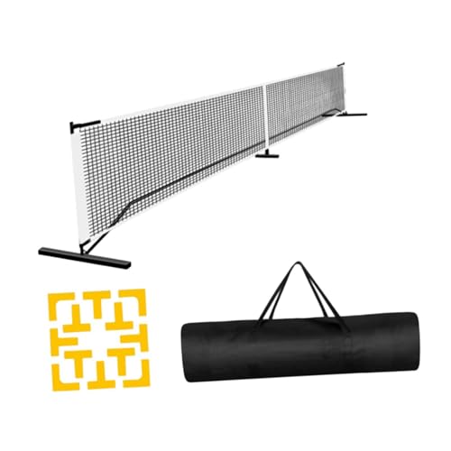 kowaku Portable Pickleball Net Sports Net Heavy Duty Frame Stand Equipment Portable Badminton Pickleball Net Set for Backyard