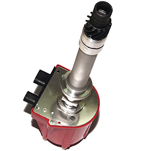 Mas Red Ignition Distributor W/Cap & Rotor Compatible With Gmc Jimmy C1500 C2500 Truck S15 Sonoma Safari Pontiac Grand Prix Olds Bravada Replacement For 10472052 10482827 #TOP3