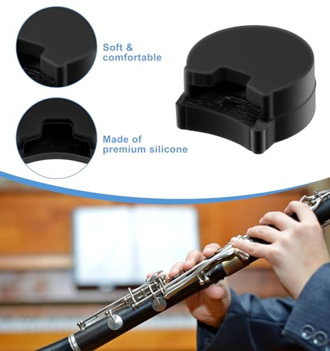 image for ValueBargain 5Pcs Clarinet Thumb Rest Cushion, Soft Silicone Thumb Pro