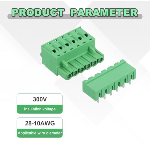 Conector enchufable de 6 pines para proyectos electrónicos con bloque de terminales de tornillo 4