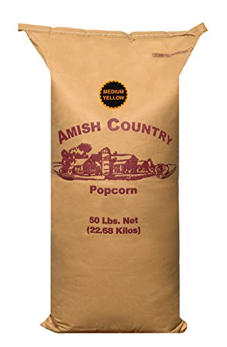 Amish Country Popcorn | 50 LB Medium Yellow Popcorn |